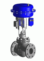 actuated globe valve